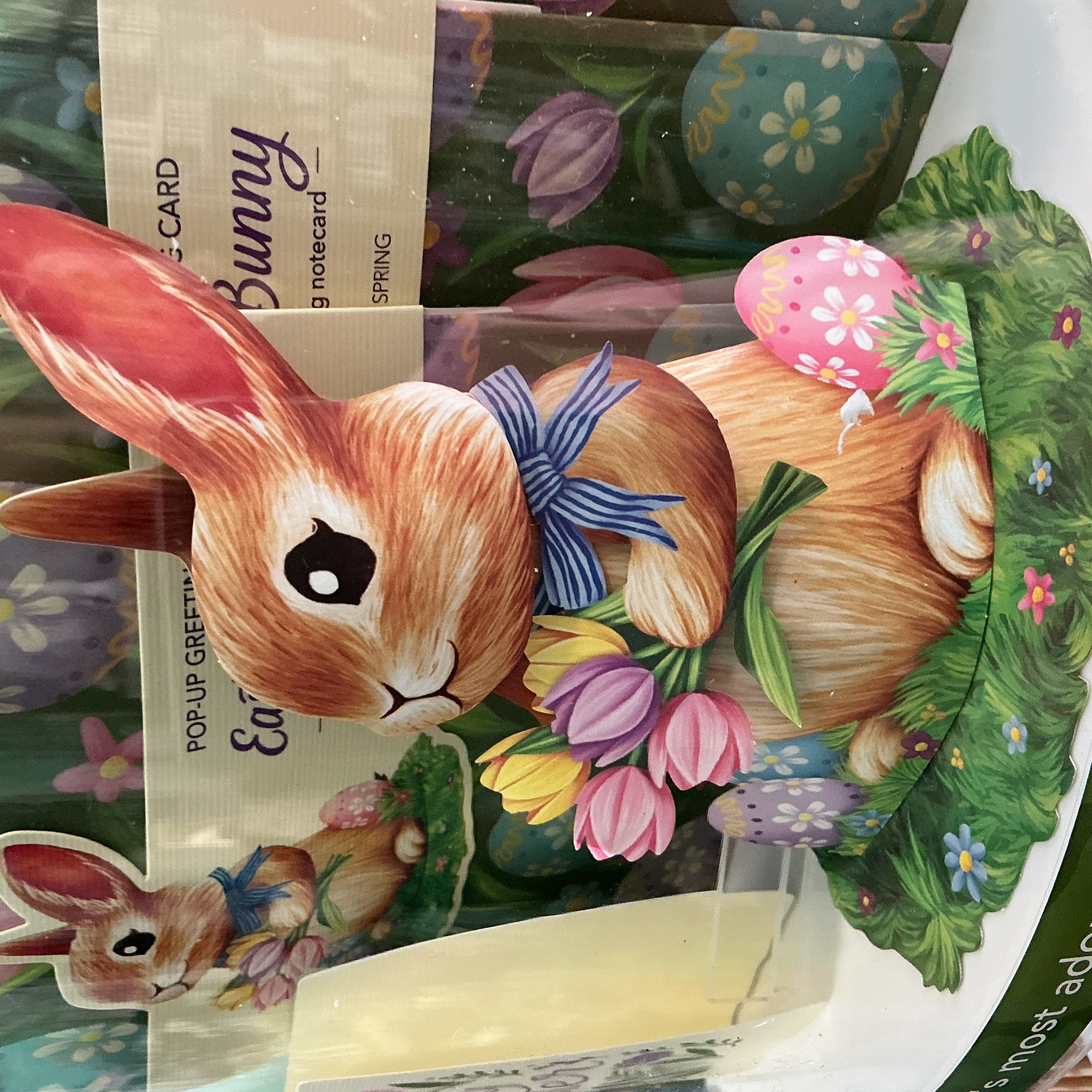 FreshCut Mini Pop Up 3D Easter Bunny Greeting Card - Go Brazen