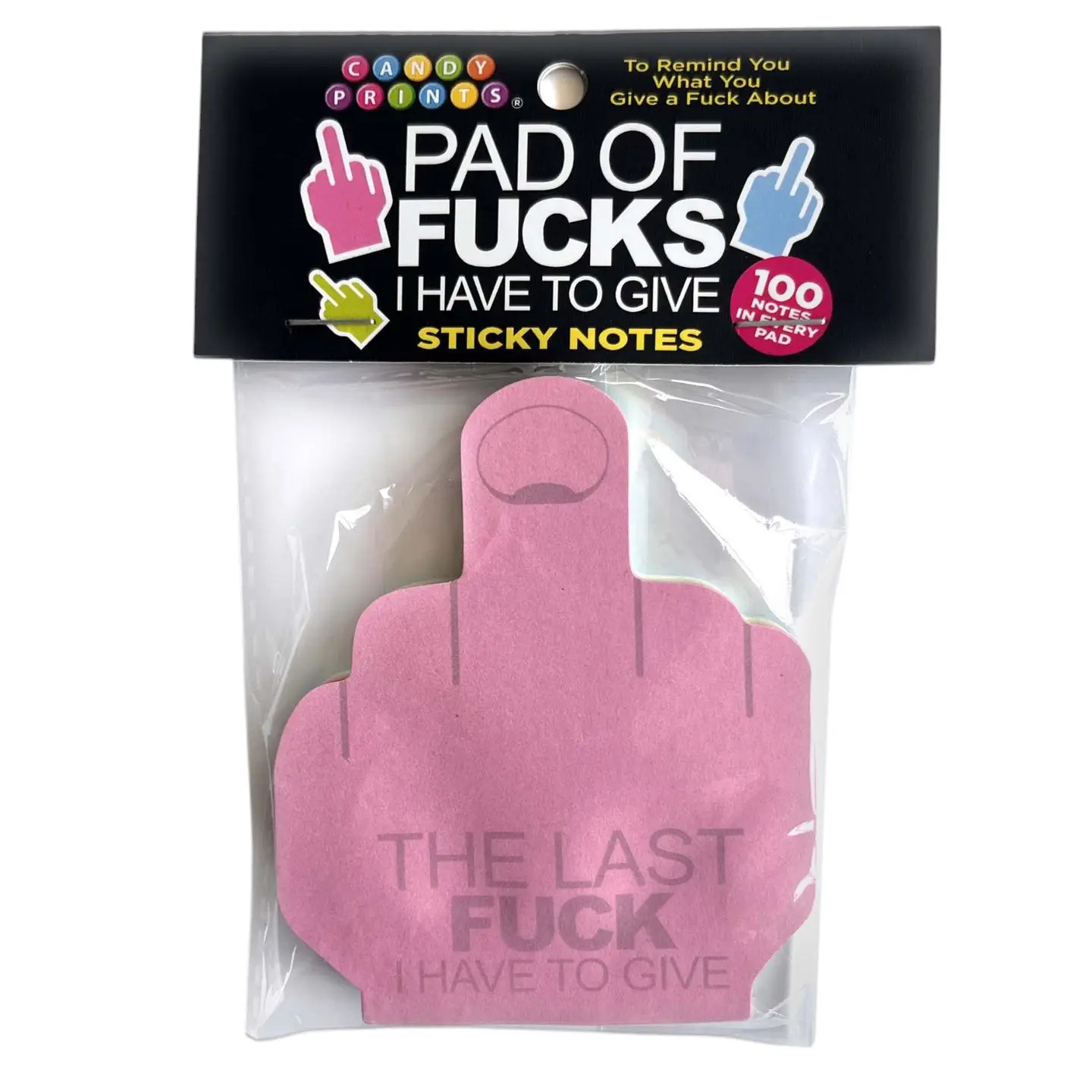 Middle Finger Sticky Notepad Sticky Notes Middle Finger Fuck You - Go Brazen