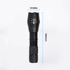 Pivoi 10W LED TacticalFlashlight, IP44 Water Resistant, Zoom focus, Metal body, 600 Lumens - Uses 1x 18650 or 3 x AAA Battery Distribution | Pivoi Distribution
