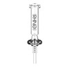 White Rhino 2 Piece Nectar Collector - 5CT Display V2