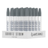 White Rhino Quartz Dab Straw w Silicone Cap - 25CT Display V1