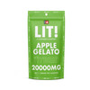 LIT THC Gummies 20,000MG - 1PK - 40CT Apple Gelato