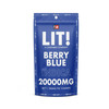 LIT THC Gummies 20,000MG - 1PK - 40CT Berry Blue
