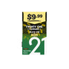 Twenty One THCA Pre Priced Cartridges 1G-Black Lime Indica