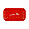 Vibes Catch A Vibe Rolling Tray Small Red Gold