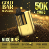 Gold Bar Max Nixodine 50K Puff Disposable Kit