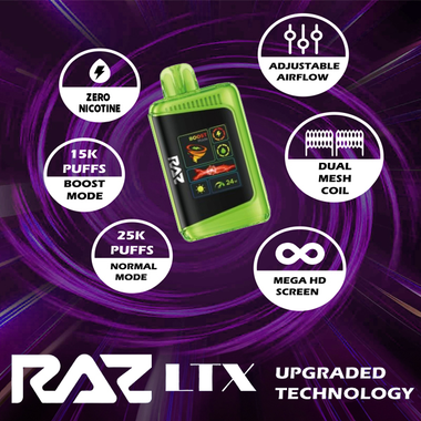 Geek Vape Raz LTX 25K Puff Zero Nicotine Disposable Distribution | GeekVape Distribution