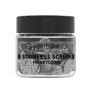 White Rhino SS Screen Honeycomb - 200CT Jar