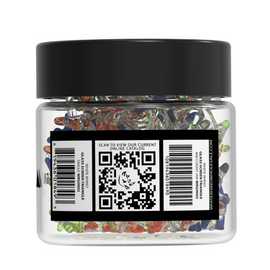 White Rhino Glass Screen Triangle - 400CT Jar Back