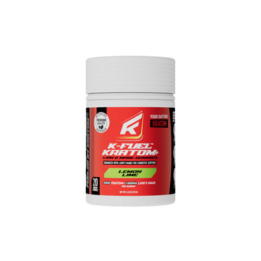 K-FUEL KratomLion's Mane Gummies 20CT - Lemon Lime