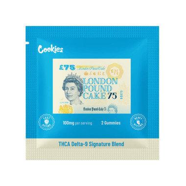 Cookies D9 Infused Gummies 1000MG London Pound Cake