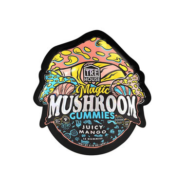 TRĒ House Magic Mushroom Blend Gummies – 15ct Juicy Mango
