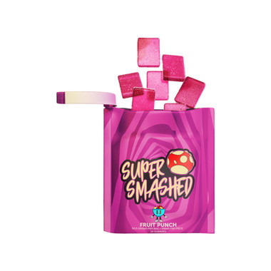 Super Smashed Mushroom Gummies 3500MG Fruit Punch