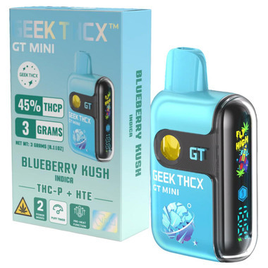Geek THC-X GT Mini THC-P HTE Disposable - 3G Blueberry Kush