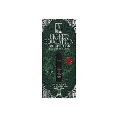 Higher Education THCP Engineers Blend Disposable 1G F1 Durban Sativa