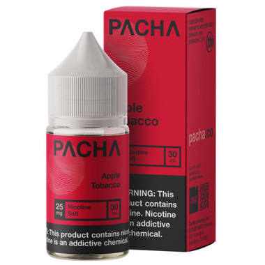 Pacha Salts Synthetic Nicotine E-Juice 30ml Apple Tobacco 25 MG