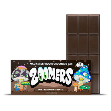 Zoomers Magic Mushroom Chocolate Bar Dark Chocolate