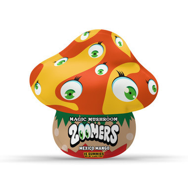 Zoomers Magic Mushroom Gummies Mexico Mango