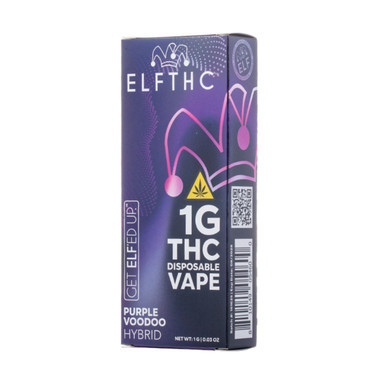 ELF THC Disposable Vape 1G-Purple Voodoo Hybrid