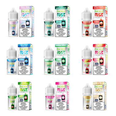 Pod Juice x RAZ Salt Tobacco Free Nicotine E-Juice 30ml