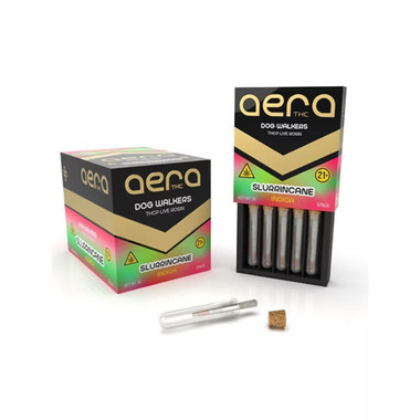 AERA THCP Live Rosin Dog Walkers Pre Rolls 5CT-5PK Slurricane Indica