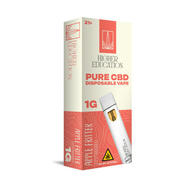 Higher Education Pure CBD Disposable 1G-Apple Fritter Hybrid