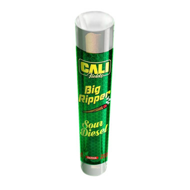 Cali Fields Big Ripper THCA Blunt Prerolls 1.5G-1CT Sour Diesel Sativa