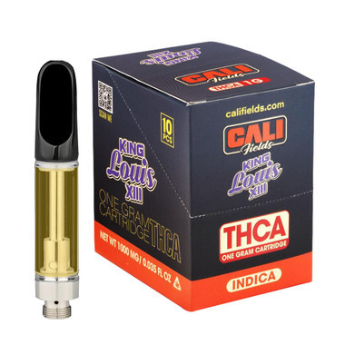 Cali Fields THCA Cartridge 1G-King Lous XII Indica