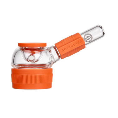 Soft Glass Core Hand Pipe-Sienna