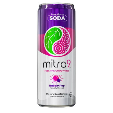 Mitra 9 Kratom Soda 12 OZ Bubbly Pop