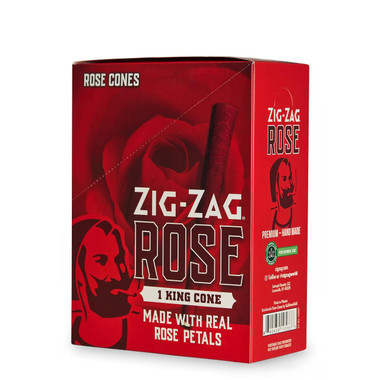 ZIG ZAG KING SIZE - ROSE CONES - 12PK - 1CT