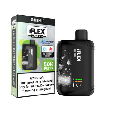 Juice Head IFlex Nixodine 50K Puff Disposable-Sour Apple