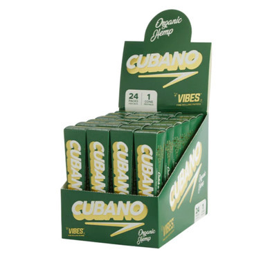 VIBES CONE CUBANO- 1PK-1CT ORGANIC HEMP