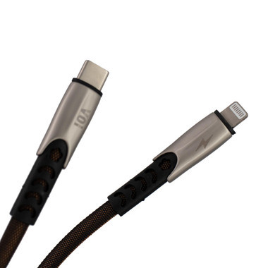Pivoi Type C (PD ) to Lightning - Black 6FT (1 Pack)