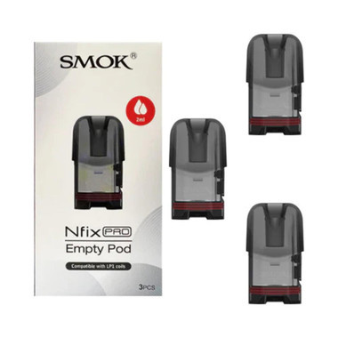 SMOK NFIX Pro Empty Replacement Pod Cartridge - 3PK