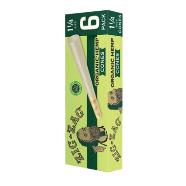 Zig Zag 1-1/4 Cones 1PK-6CT