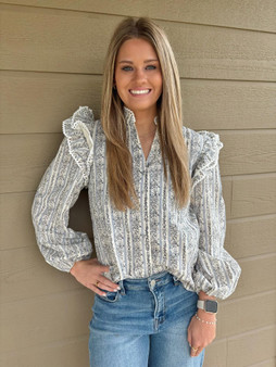 Emma Embroidered Top
