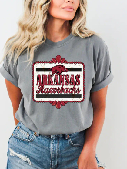 Razorback Western Tee