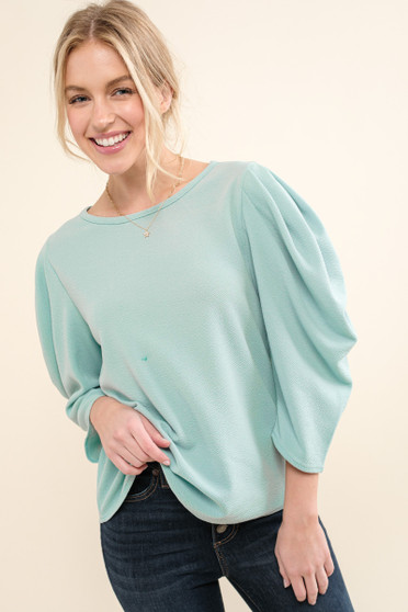 Mindy Mint Top