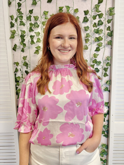frannie floral top