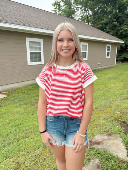Shelby Striped Top