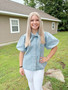 Delilah Denim Top