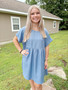 demi denim dress