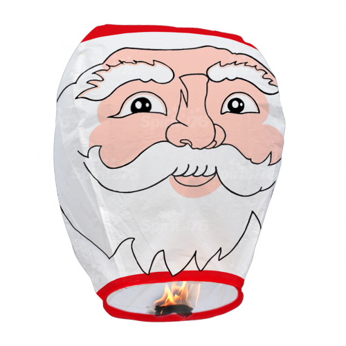 Sky Lantern Santa