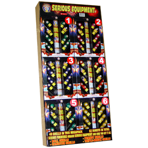 Serious Equipment 1.75" (Asst. Breaks) (48 Pack)