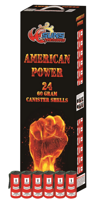 AMERICAN POWER CANISTER SHELL TRUMP (24-Pack)
