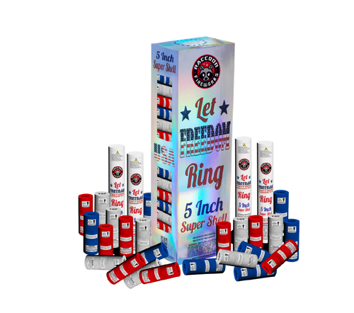 Let Freedom Ring 5" Shells (24-Pack)