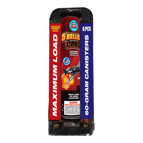 5" Hellcat Cans (60-gram Canisters) (6 Pack)