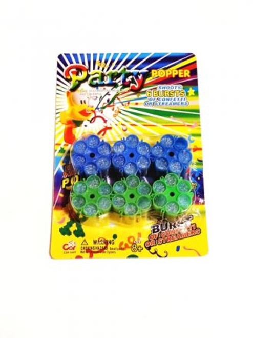 PARTY POPPER REFILLS (6 Pack)