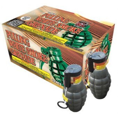 PULL RING WHITE SMOKE GRENADE